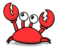 Red Crab Clipart