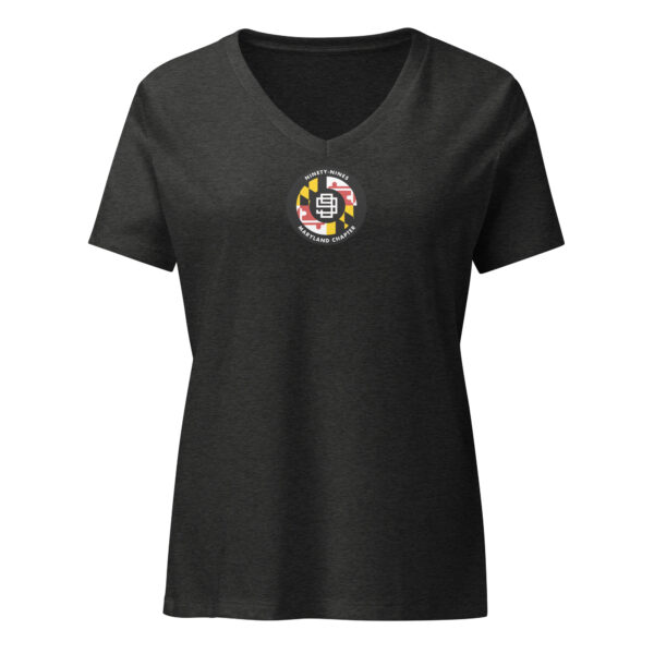 Women’s relaxed v-neck t-shirt - Image 2